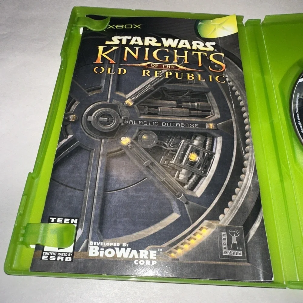 Star Wars: Knights of the Old Republic (Xbox 2003) CIB Complete W/ Manual